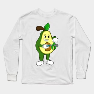 Avocado as Hairdresser with Razor Long Sleeve T-Shirt